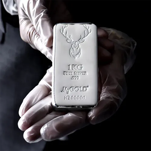 1kg 'Trophy Stag' Silver Bars