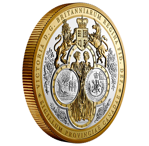 10 oz. Pure Silver Coin - Great Seal of the Province of Canada