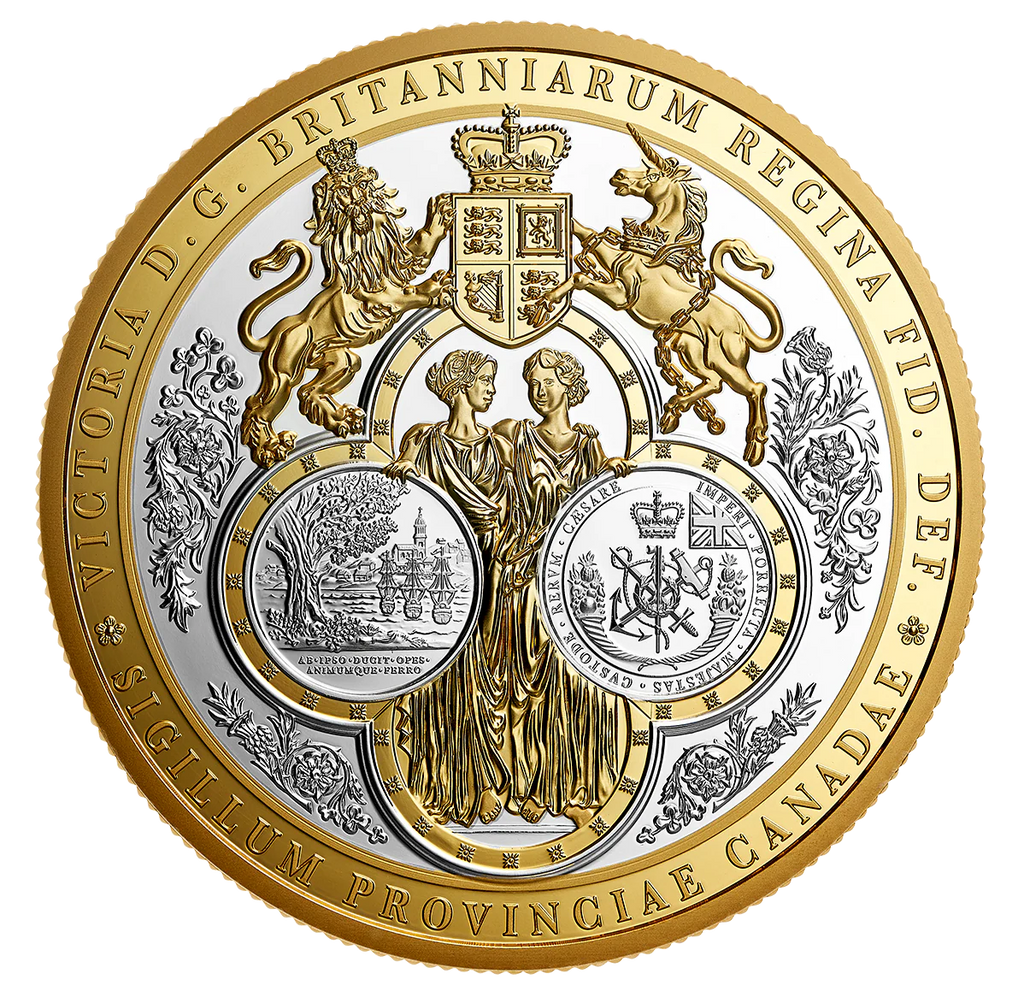 10 oz. Pure Silver Coin - Great Seal of the Province of Canada