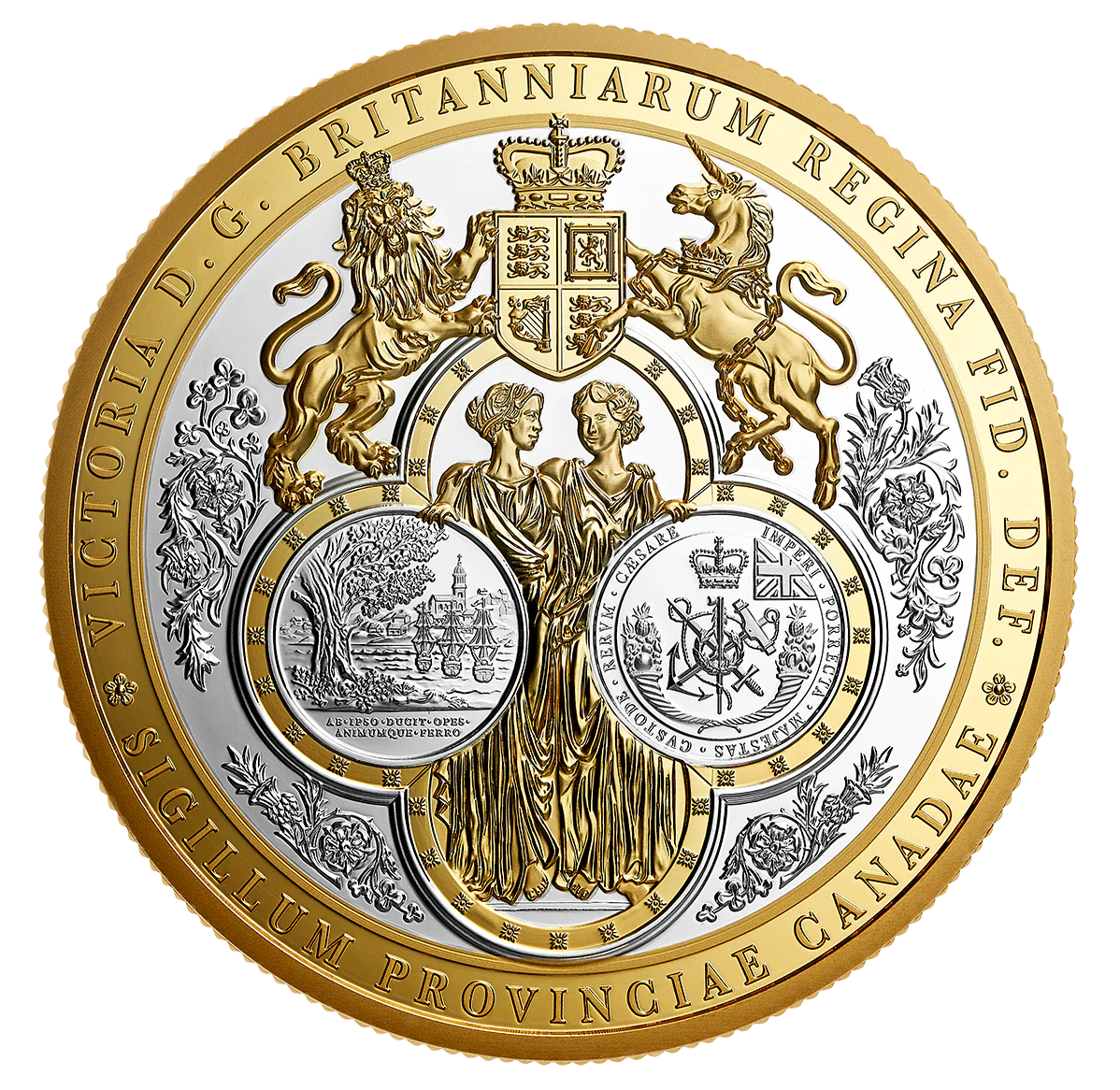 10 oz. Pure Silver Coin - Great Seal of the Province of Canada