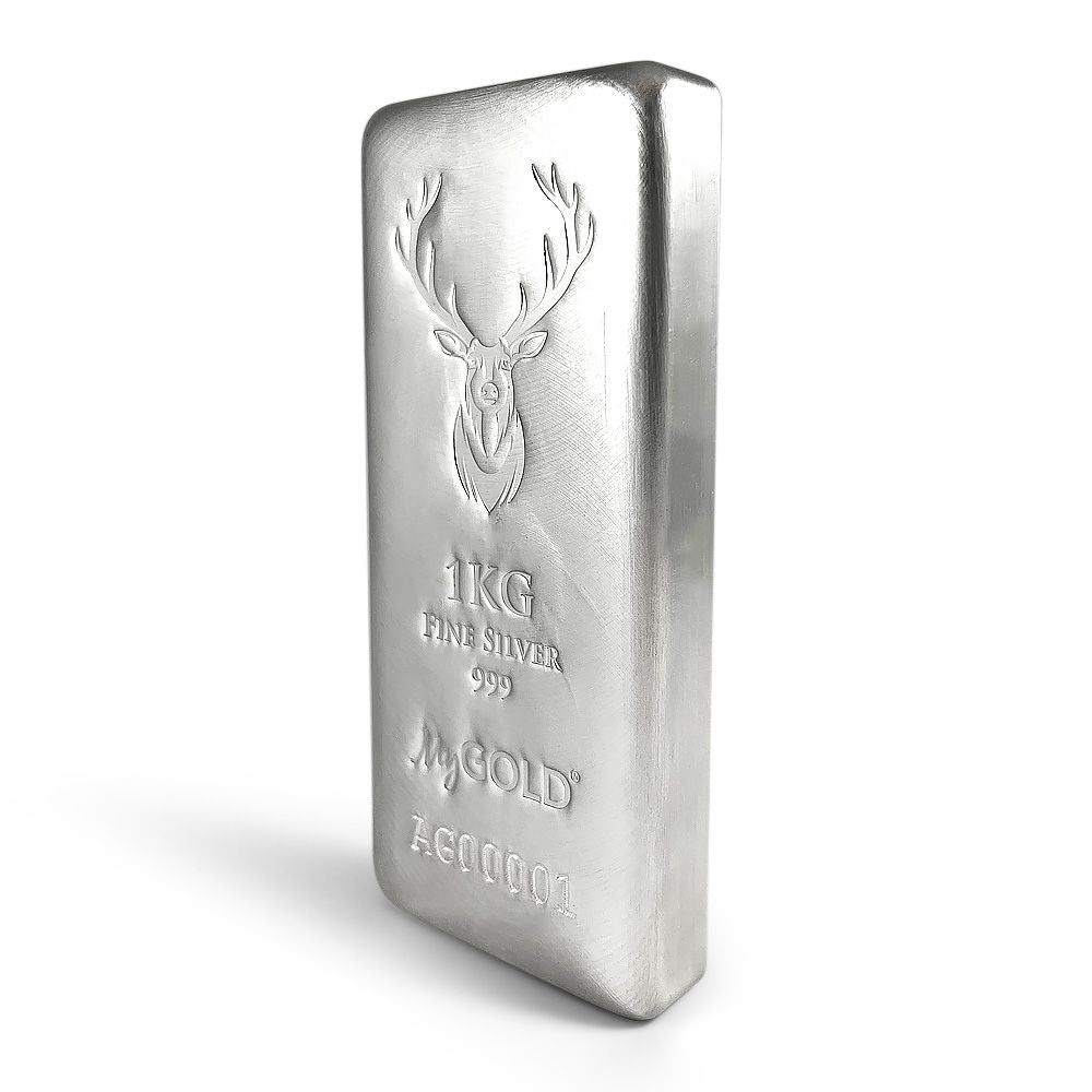 1kg 'Trophy Stag' Silver Bars