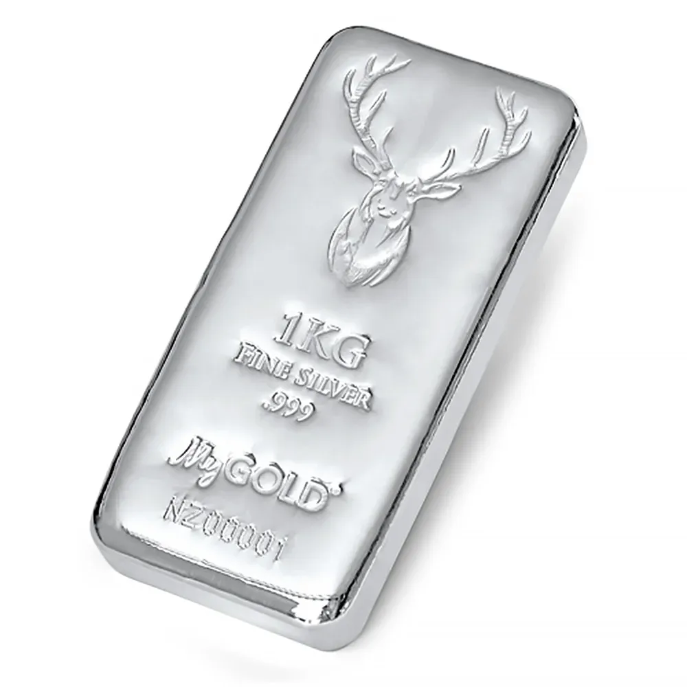 1kg 'Trophy Stag' Silver Bars