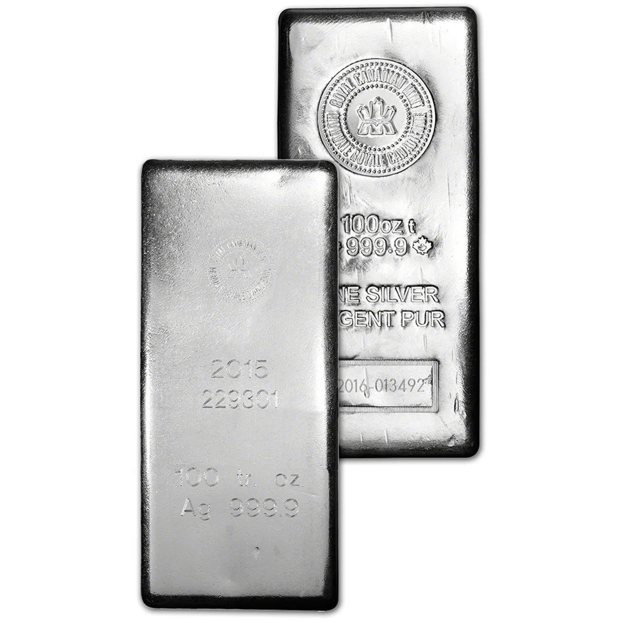 100 oz Silver Bar | Royal Canadian Mint