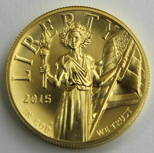 2015-W 1oz High Relief American Gold Liberty NGC/PCGS MS70