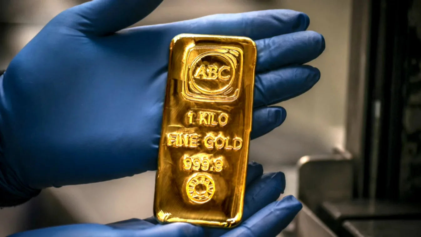 1kg ABC Gold Cast Bar 9999 Gold
