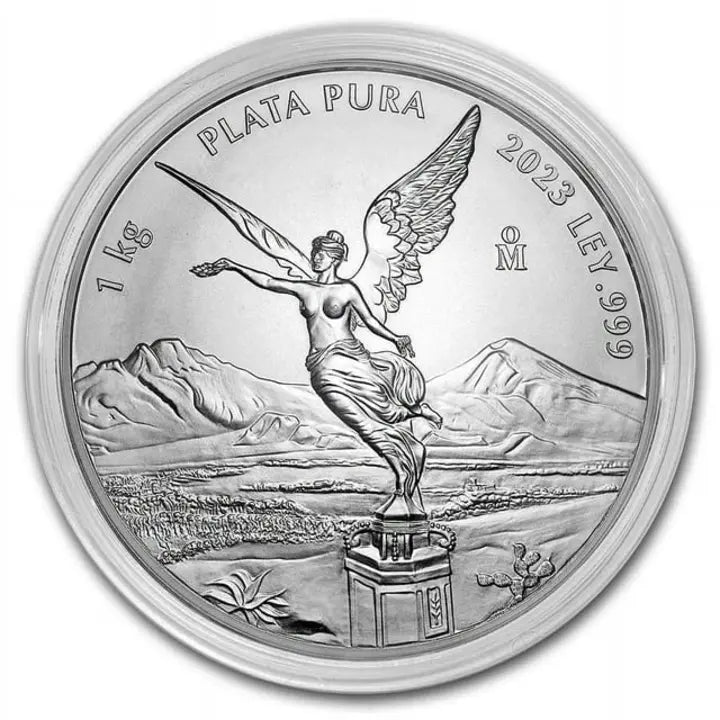 2023 Mexico 1 kilo Silver Libertad BU (w/Box & COA)