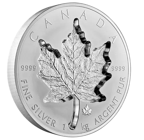 2021 Canada Super Incuse 1 Kilo Silver Maple Leaf KG Kilogram Coin